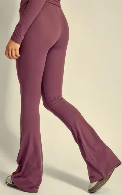 Eggplant Core Collection Snatched Sculpt Foldover Pants