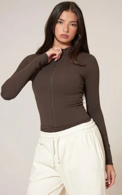 Espresso Basic Sculpt Jacket