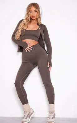 Espresso Basic Seamless Jacket