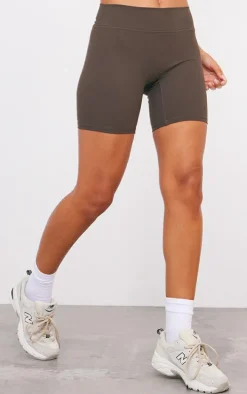 Espresso Sculpt High Waist Gym Shorts