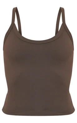 Espresso Sculpt Strappy Gym Vest