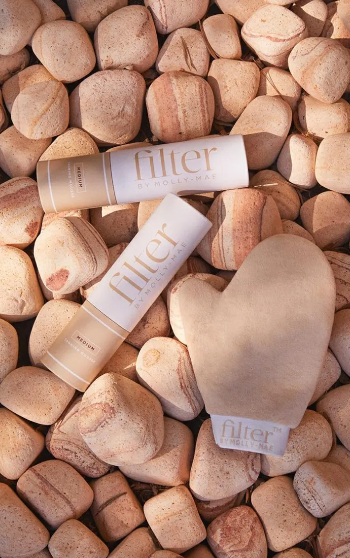 Filter By Molly Mae Tanning Foam Extra Dark with Mitt Bundle