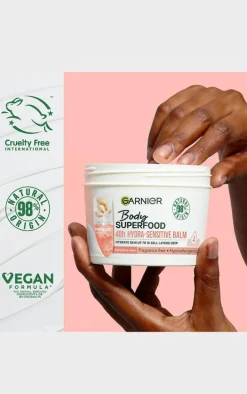 Garnier Body Superfood Hydra Sensitive Body Cream with Oat Milk & Probiotic Derived Fractions 380ml