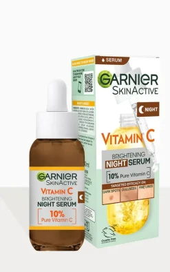 Garnier Targeted Anti Dark Spot Night Face Serum with 10% Pure Vitamin C & Hyaluronic Acid 30ml