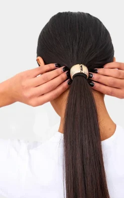 Gold Abstract Clip Multipack Hair Bands
