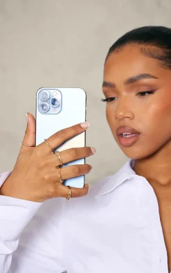 Gold Crinkle Abstract 5 Pack Rings