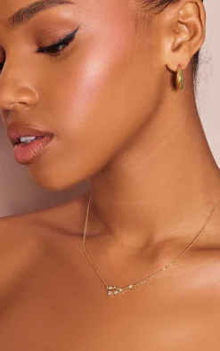 Gold Plated Aries Celestial Necklace