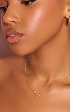 Gold Plated Cancer Celestial Necklace