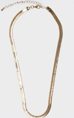 Gold Plated Snake Necklace