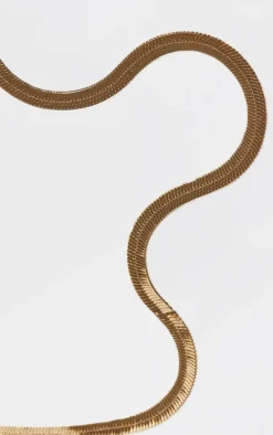 Gold Plated Snake Necklace