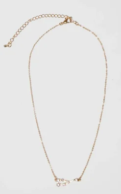 Gold Plated Taurus Celestial Necklace