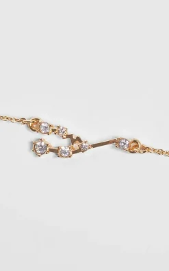 Gold Plated Taurus Celestial Necklace