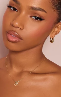 Gold Plated Virgo Celestial Necklace