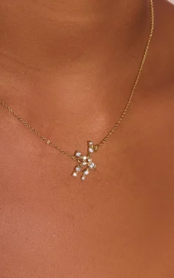 Gold Plated Virgo Celestial Necklace