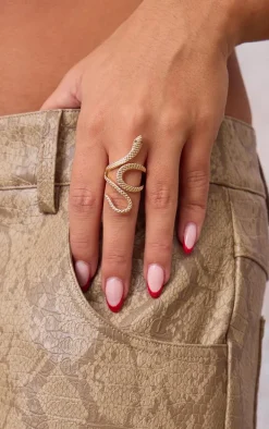 Gold Snake Ring