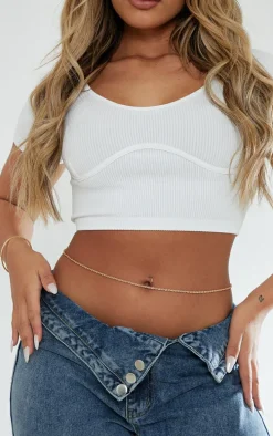 Gold Twist Rope Belly Chain
