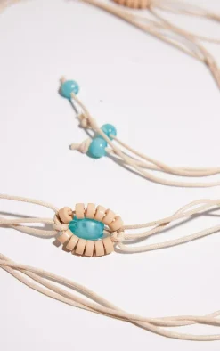 Green Beaded Rope Belly Chain