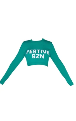 Green Festive Szn Christmas Sweater