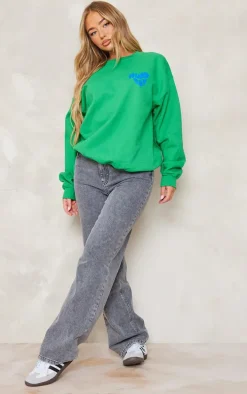 Green Hump Day Oversized Sweatshirt