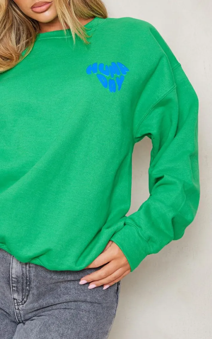 Green Hump Day Oversized Sweatshirt