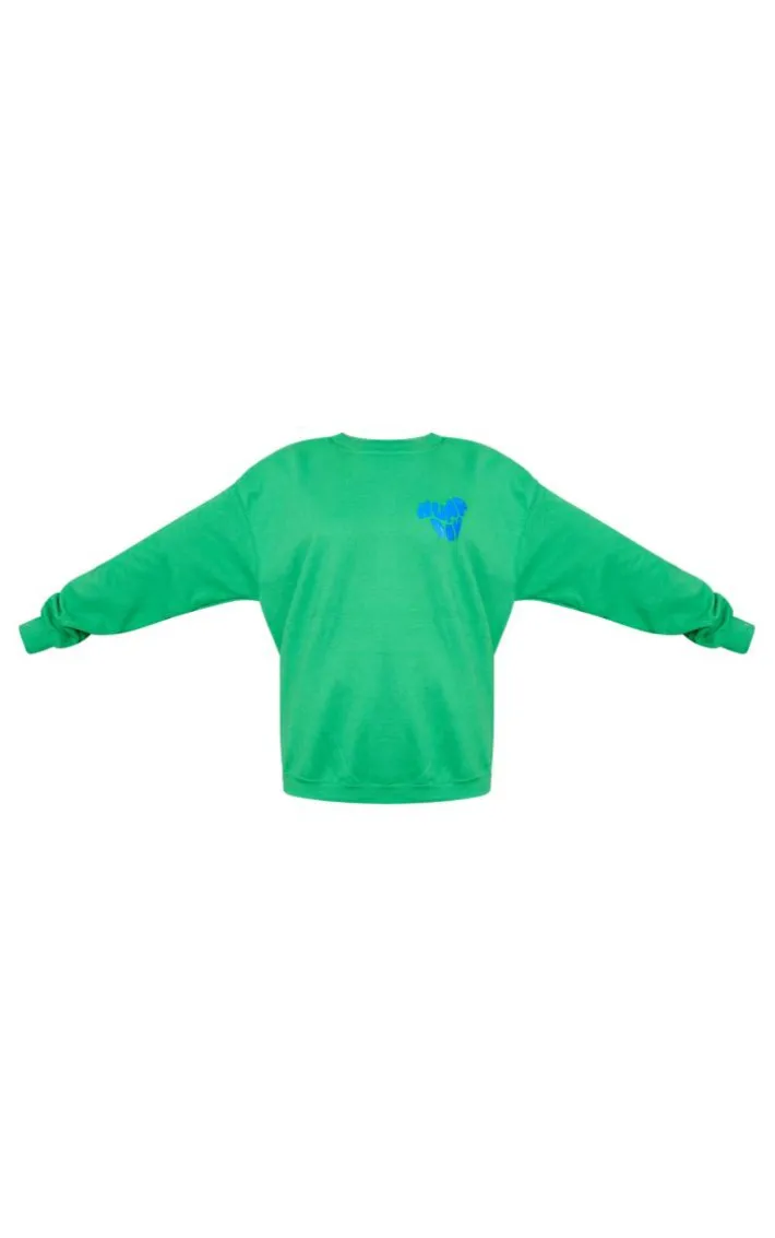 Green Hump Day Oversized Sweatshirt