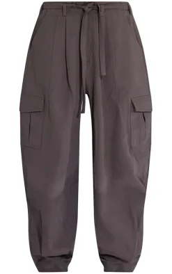 Grey Baggy Low Rise 90’s Cargo Pants