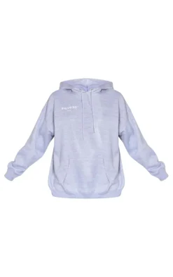Grey Balanced Lifestyle Puff Print Hoodie