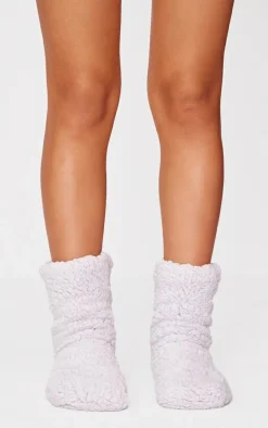 Grey Borg Cosy Slipper Socks