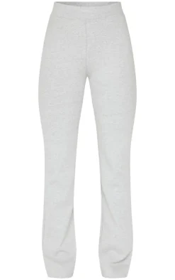 Grey Marl Straight Leg Pants