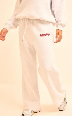 Ice Grey PLT Studio Archive Puff Print Thin Waistband Sweatpants