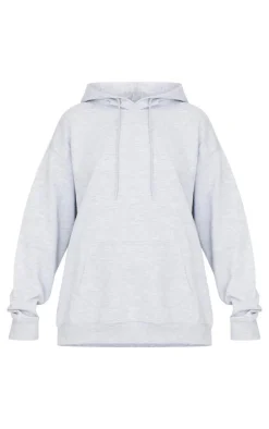 Ice Grey Pretty Little Sporty Back Puff Print Hoodie
