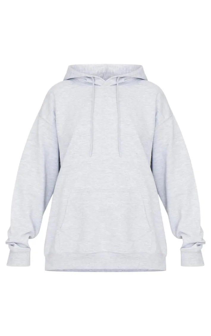 Ice Grey Pretty Little Sporty Back Puff Print Hoodie