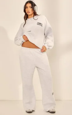 Ice Grey Studio Archive Embroidered Oversized Sweatshirt