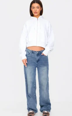 Ice Grey Studio Archive Embroidered Zip Up Jacket