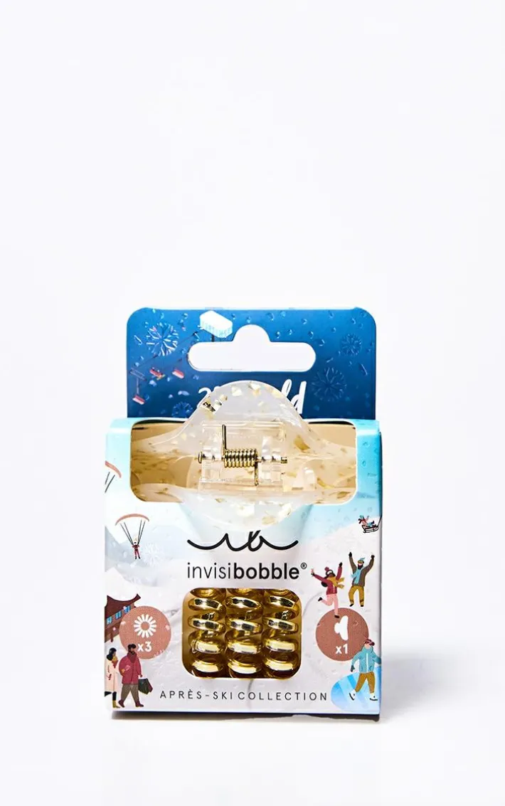 Invisibobble Set Apres Ski Golden Glamour 4Pc Set