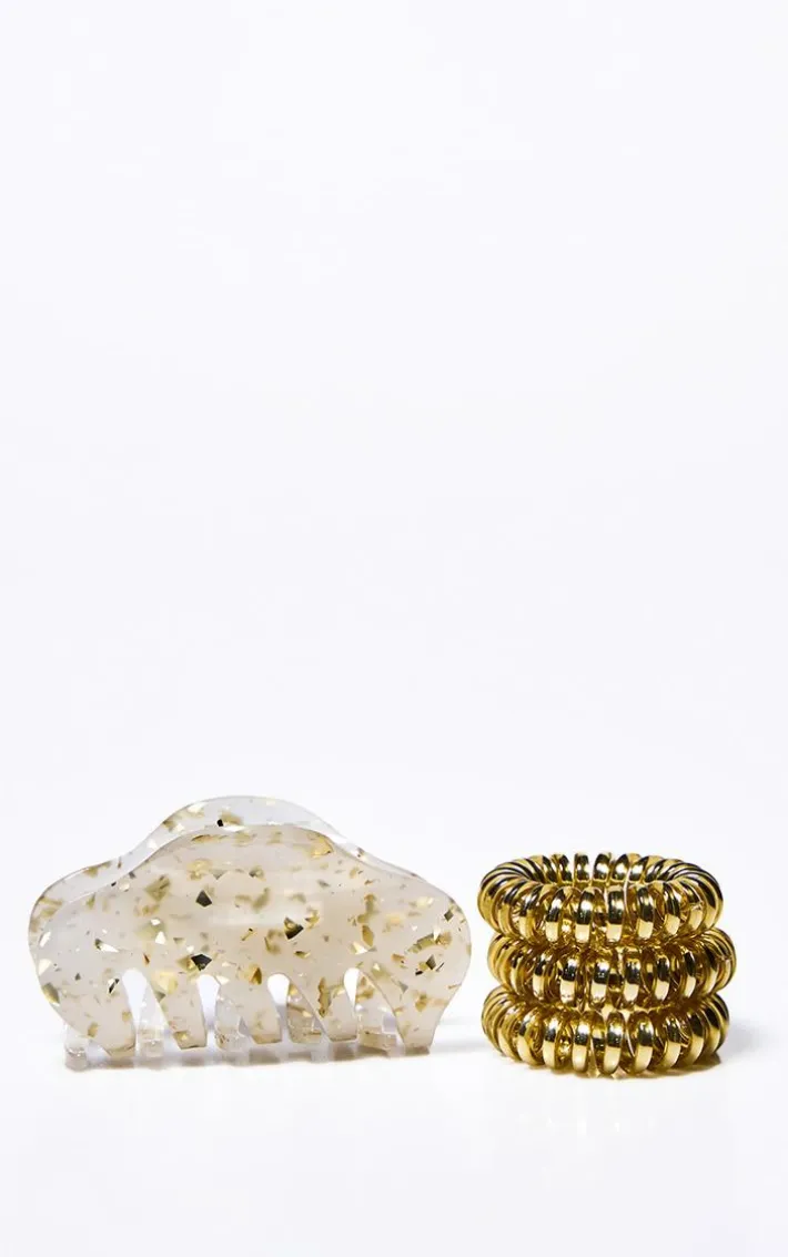 Invisibobble Set Apres Ski Golden Glamour 4Pc Set