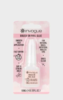 Invogue Brush On Nail Glue 10 Ml