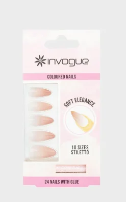 Invogue Soft Elegance Stiletto Nails (24 Pieces)