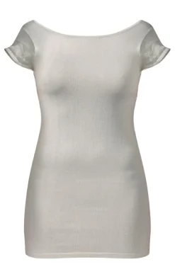 Khaki Open Back Knit Mini Dress