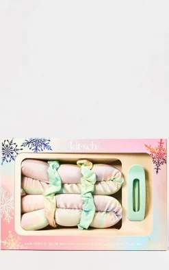 Kitsch Hair Hero Xl Satin Heatless Hair Curling 4 Piece Set - Aura