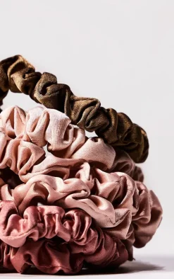 Kitsch Holiday Ultra Petite Scrunchies Set- Terracotta