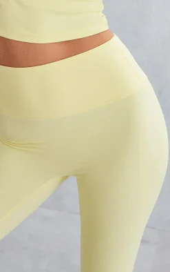 Lemon Sculpt Cropped Gym Leggings