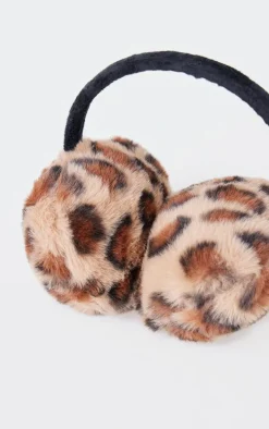 Leopard Faux Fur Ear Muffs