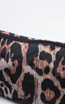 Leopard Print Nylon Simple Cross Body Bag
