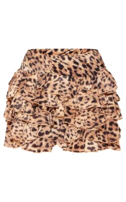 Leopard Print Rara Mini Skirt