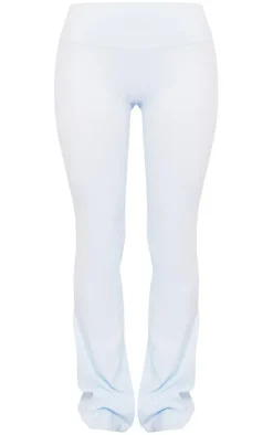 Light Blue Sculpt Flare Yoga Pants