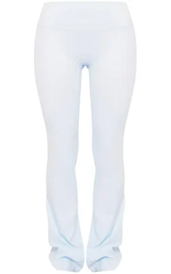 Light Blue Sculpt Flare Yoga Pants