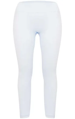 Light Blue Sculpt High Waist Gym Leggings