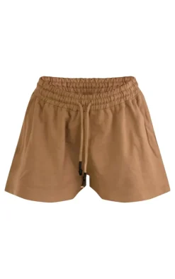Light Olive Premium Oversized Runner Shorts