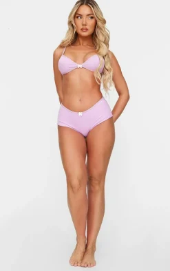 Lilac Bow Detail Panties